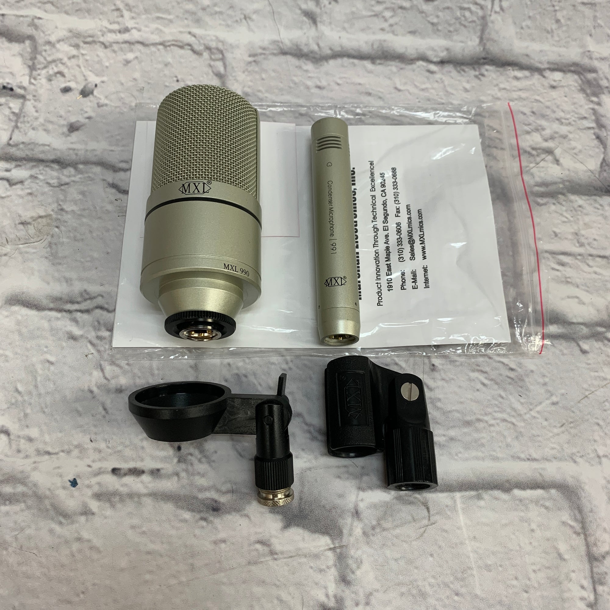 MXL 990 / 991 Condenser Microphone Set