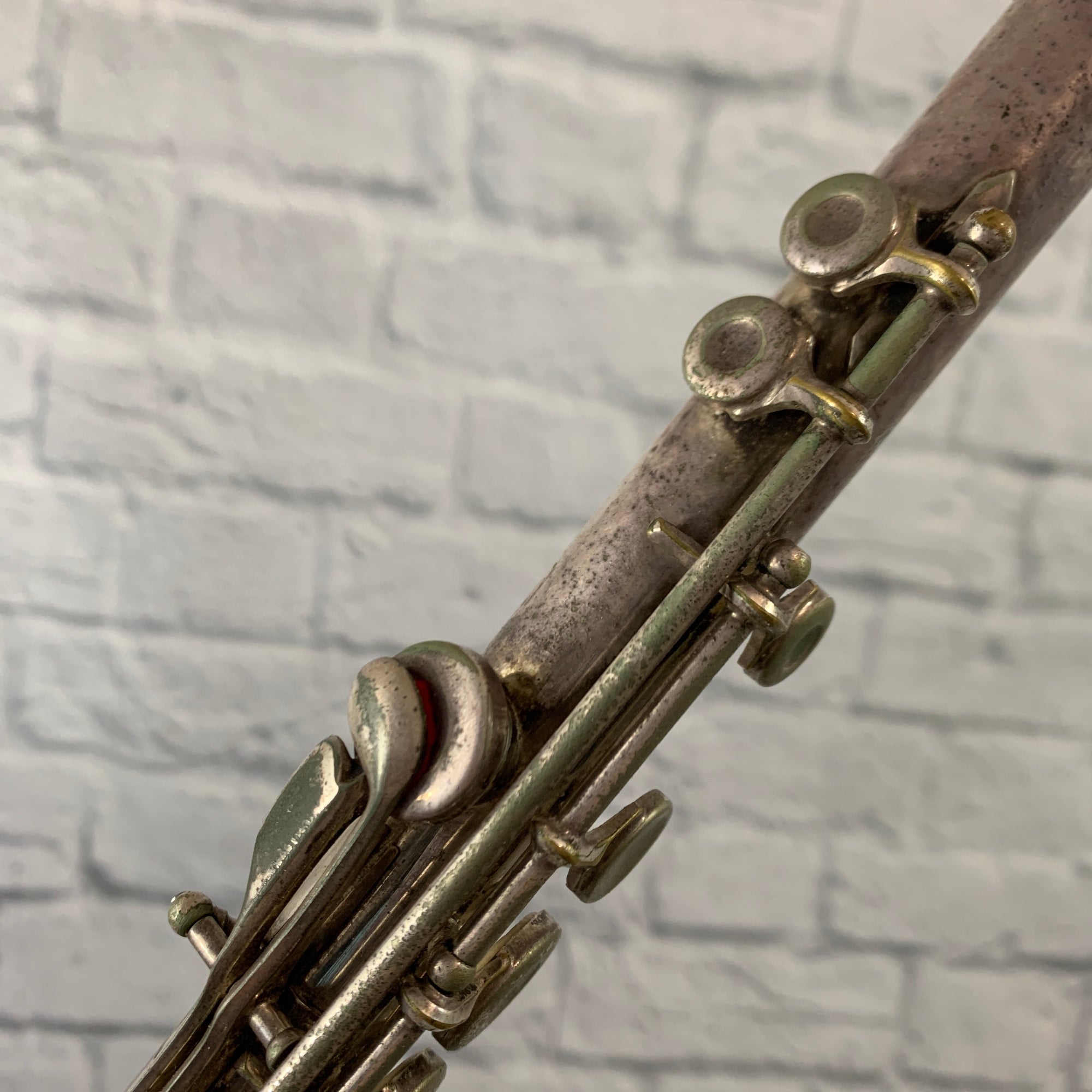 Vintage Silver Gemeinhardt Elkhart, Indiana M-1 Flute with Case - AS IS