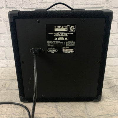 Fender Rumble 15 Bass Guitar Combo Amp