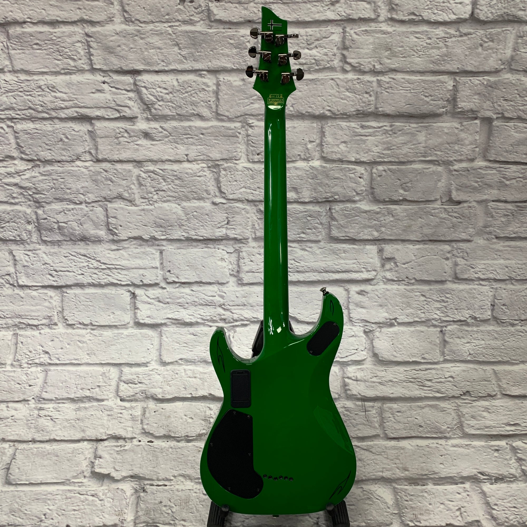 Schecter Kenny Hickey C-1 EX S Baritone Guitar Steele Green