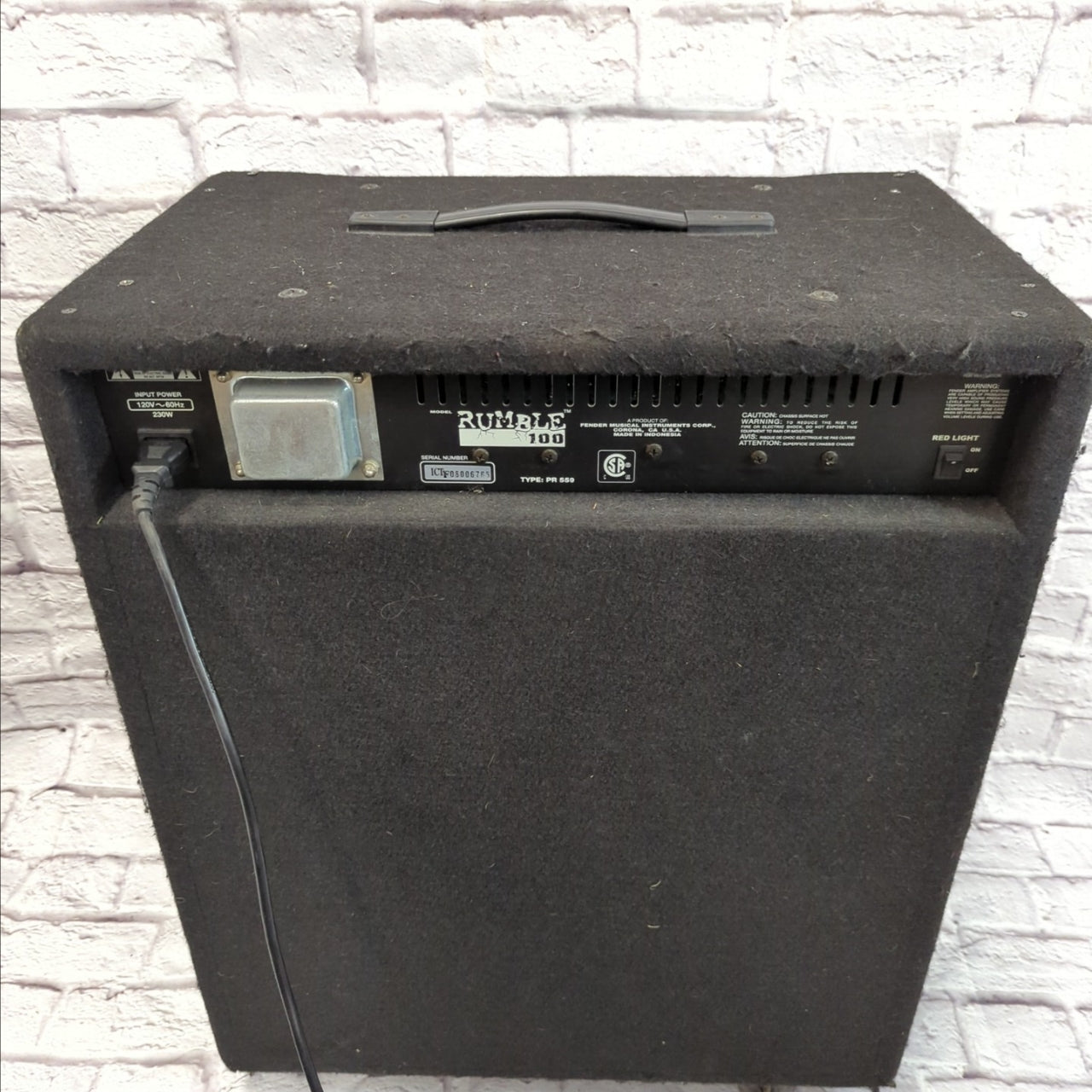 Fender Rumble 100 Bass Guitar Combo Amp