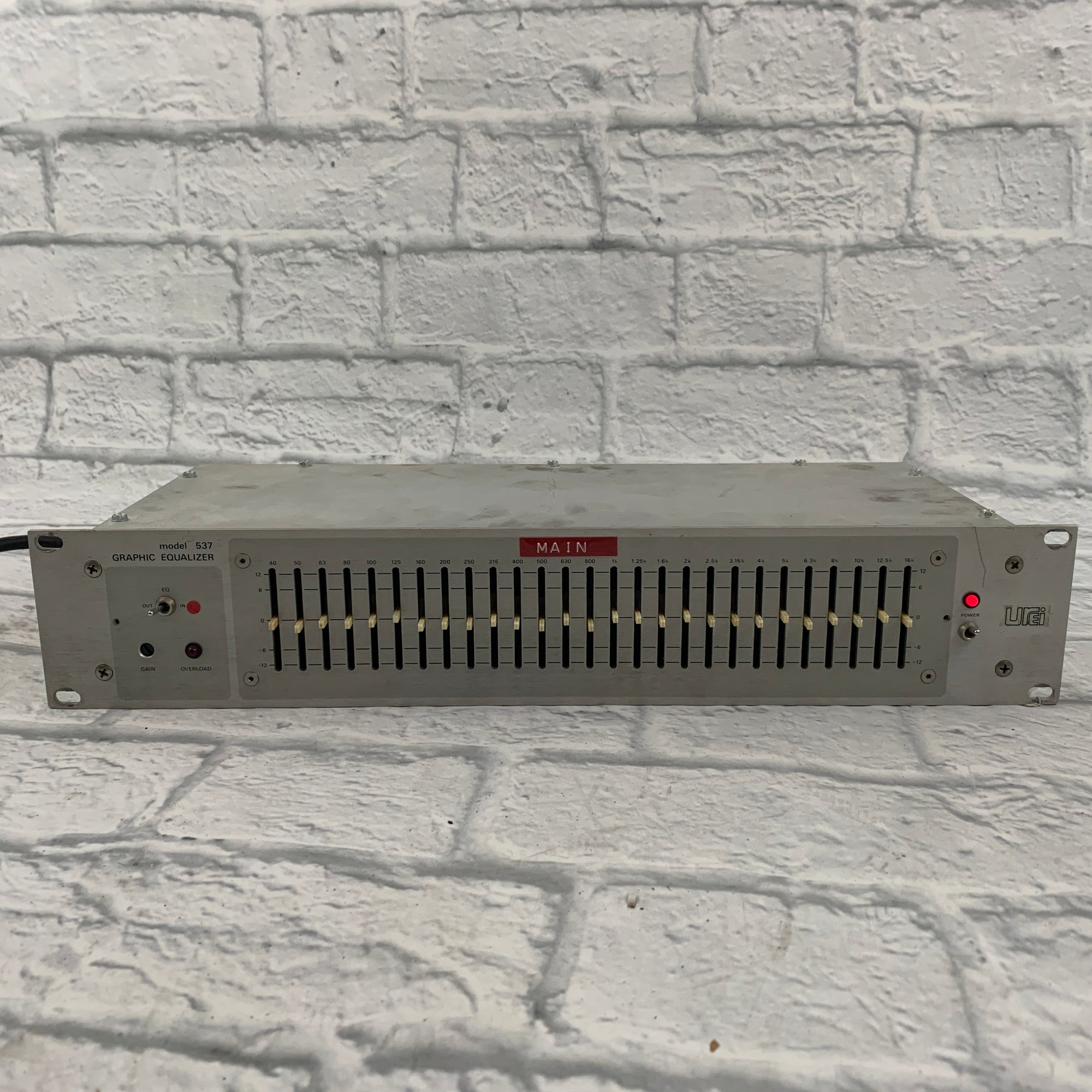 Urei model 537 graphic equalizer ブルーロゴ 1980 UREI 537 Graphic EQ Ad - AboutProSound - Interesting Pro