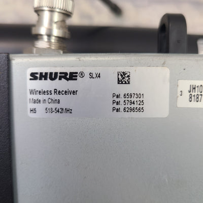 Shure BETA 87A MIC and SLX4 Wireless System