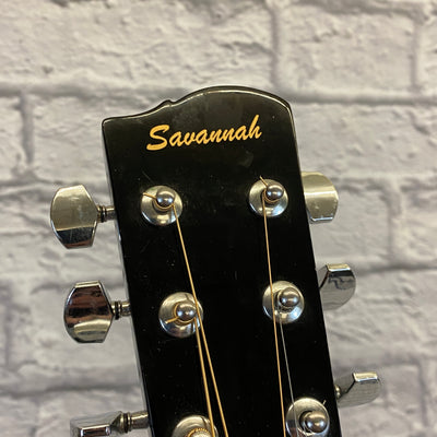 Savannah SGO-10E-BLK Acoustic Guitar