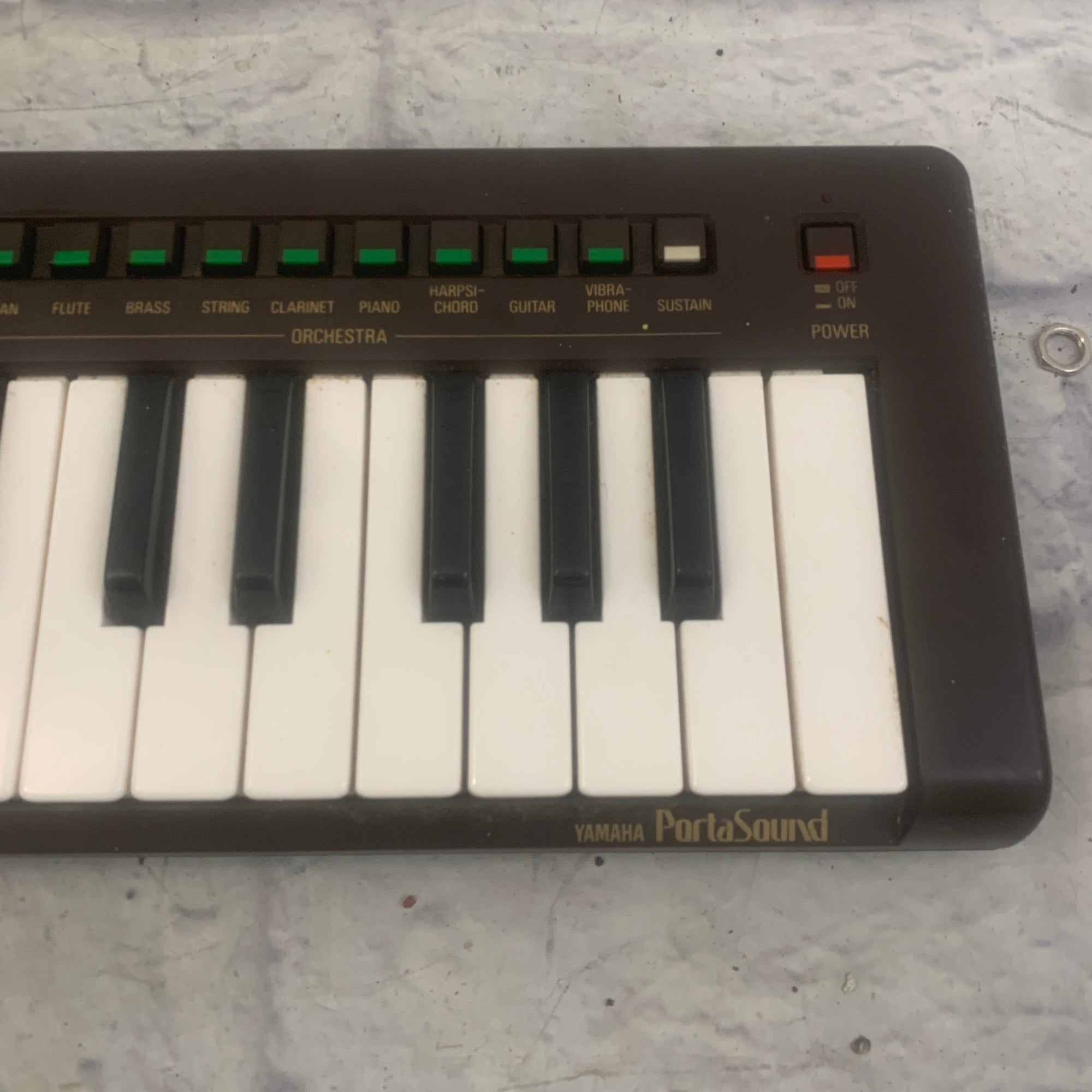 Yamaha PS-3 PortaSound 1980s Synthesizer (Brown) Digital Synth