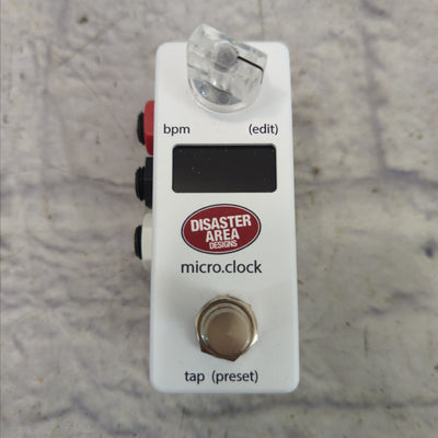 Disaster Area Designs micro.clock Tap Tempo Controller Pedal