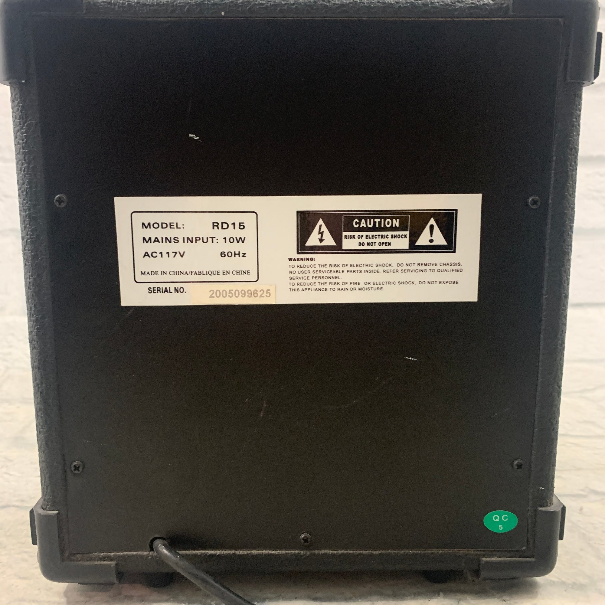 Indiana RD15 Guitar Combo Amp
