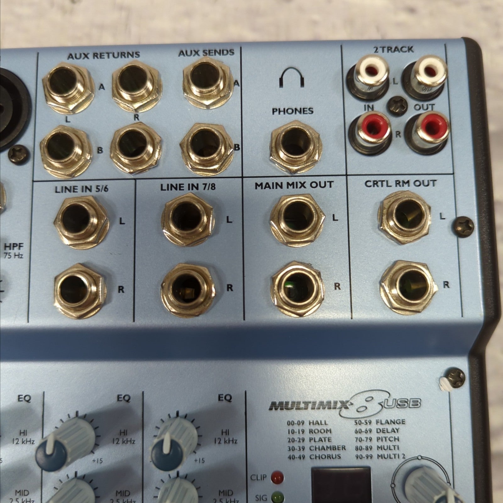 Alesis MultiMix 8 USB 8-Channel Mixer with Built-In Effects and USB In ...