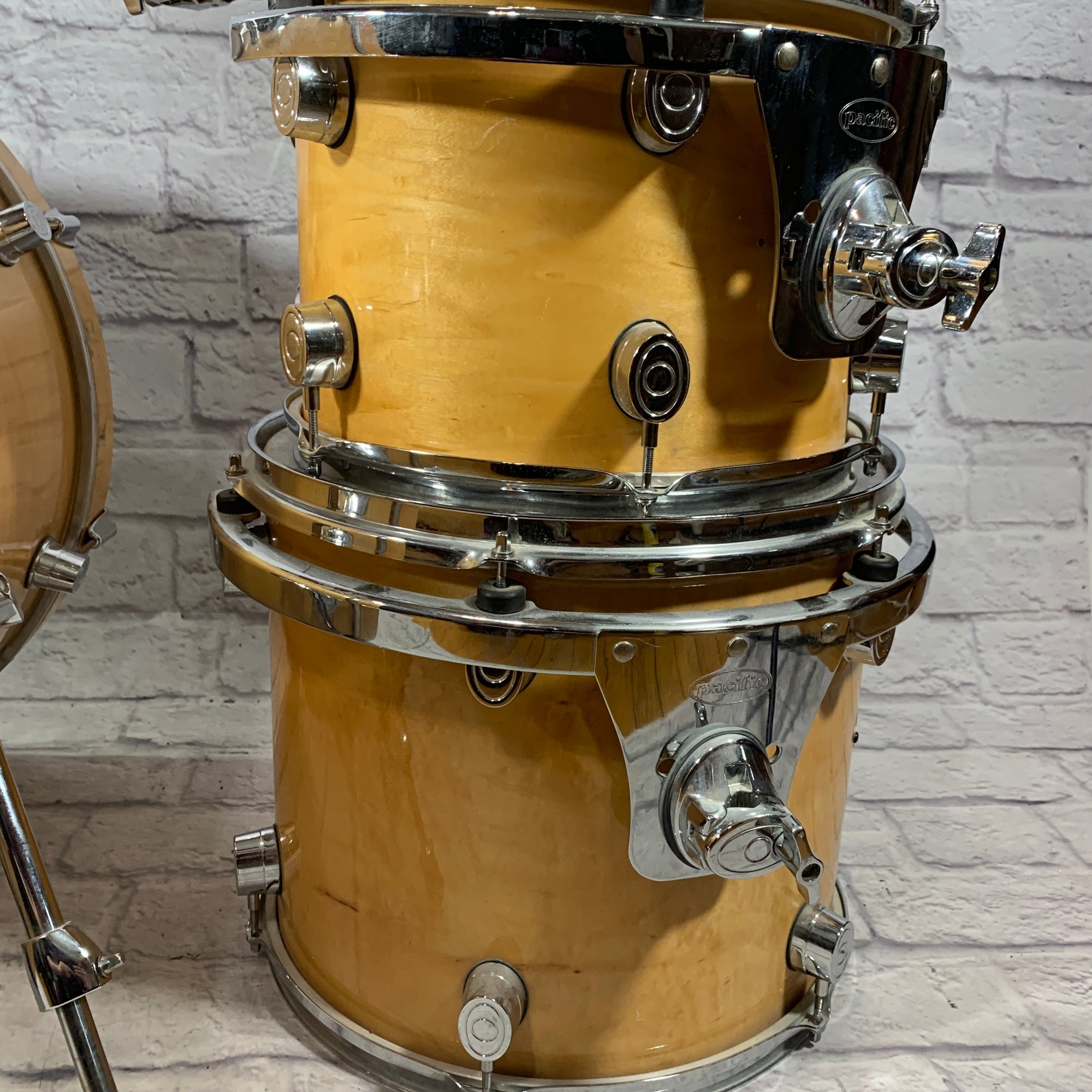 PDP Mexican LX Series Natural Maple 4 Piece Drum Set