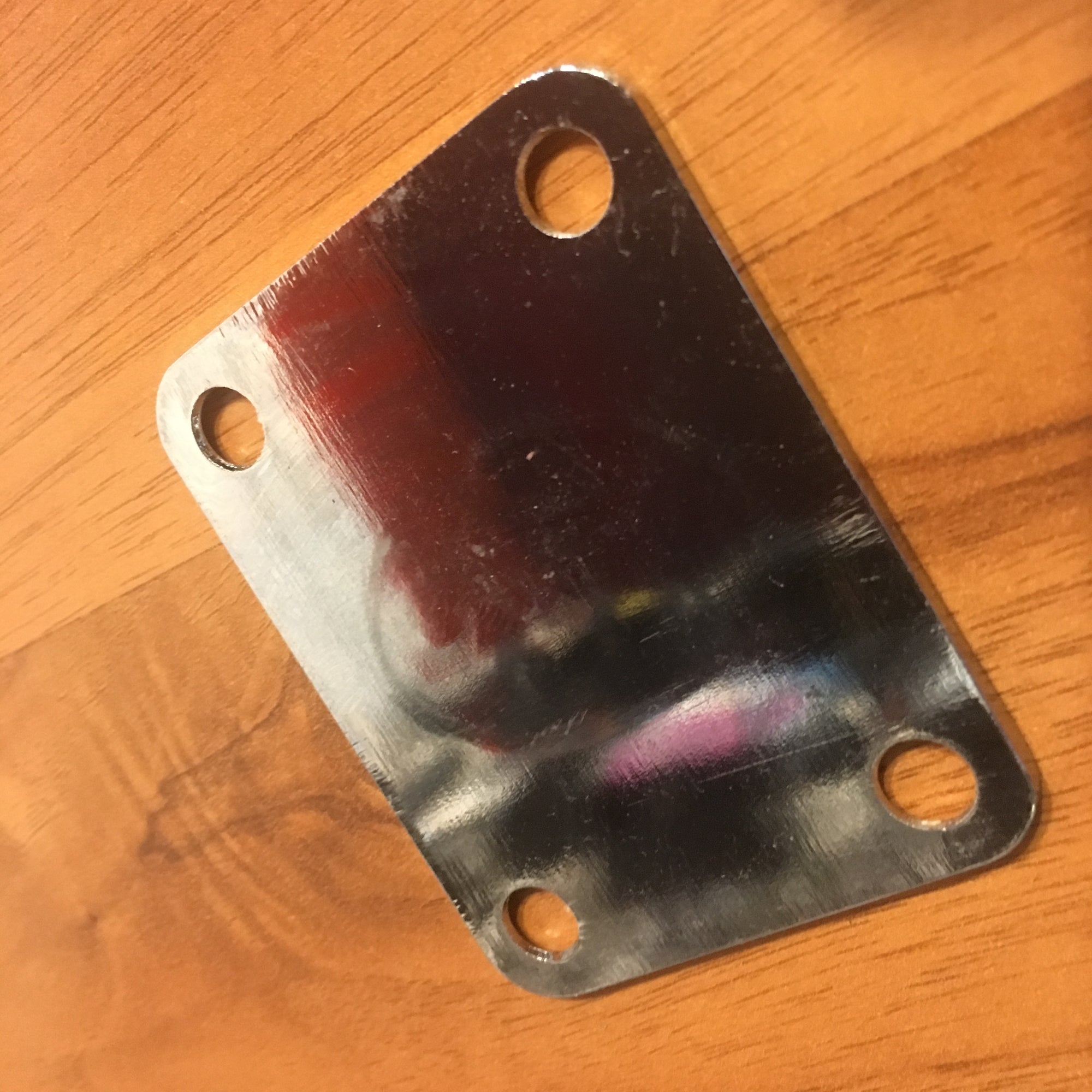 SX Chrome Neck Plate