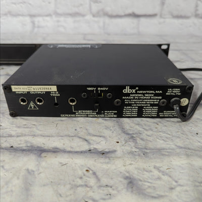 DBX 163X Over Easy Compressor Limiter