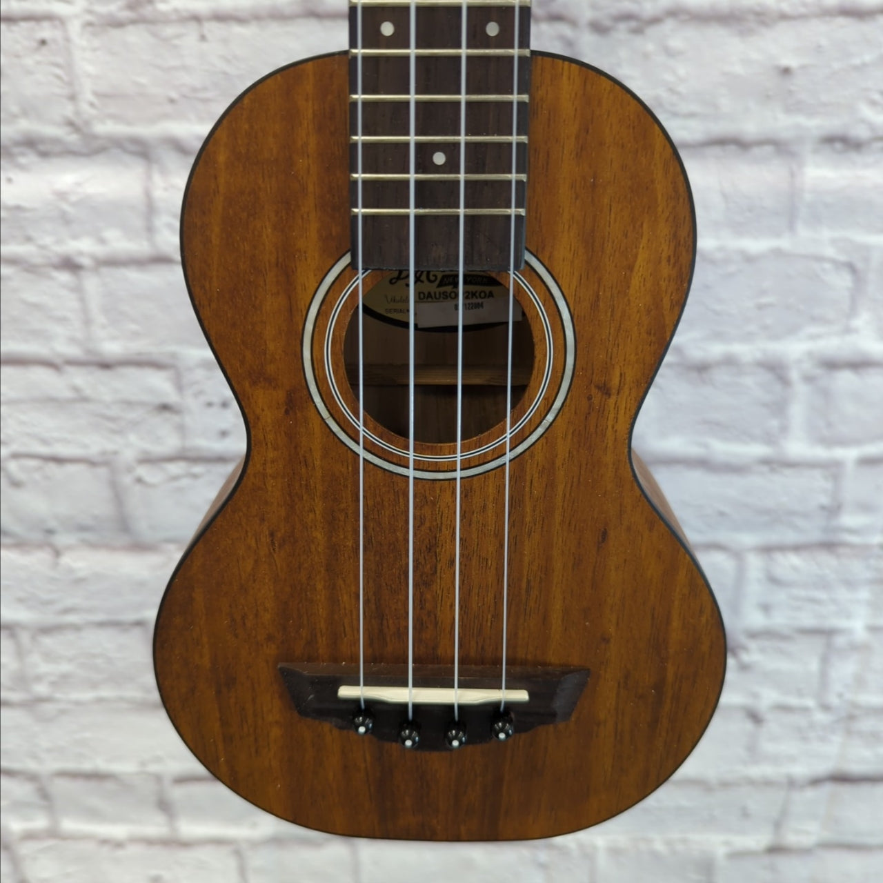 D'Angelico Premier Montauk CS Koa Soprano Ukulele DAUSOP2KOA