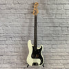 Partscaster Precision Bass with White Squier Body and Warmoth Neck