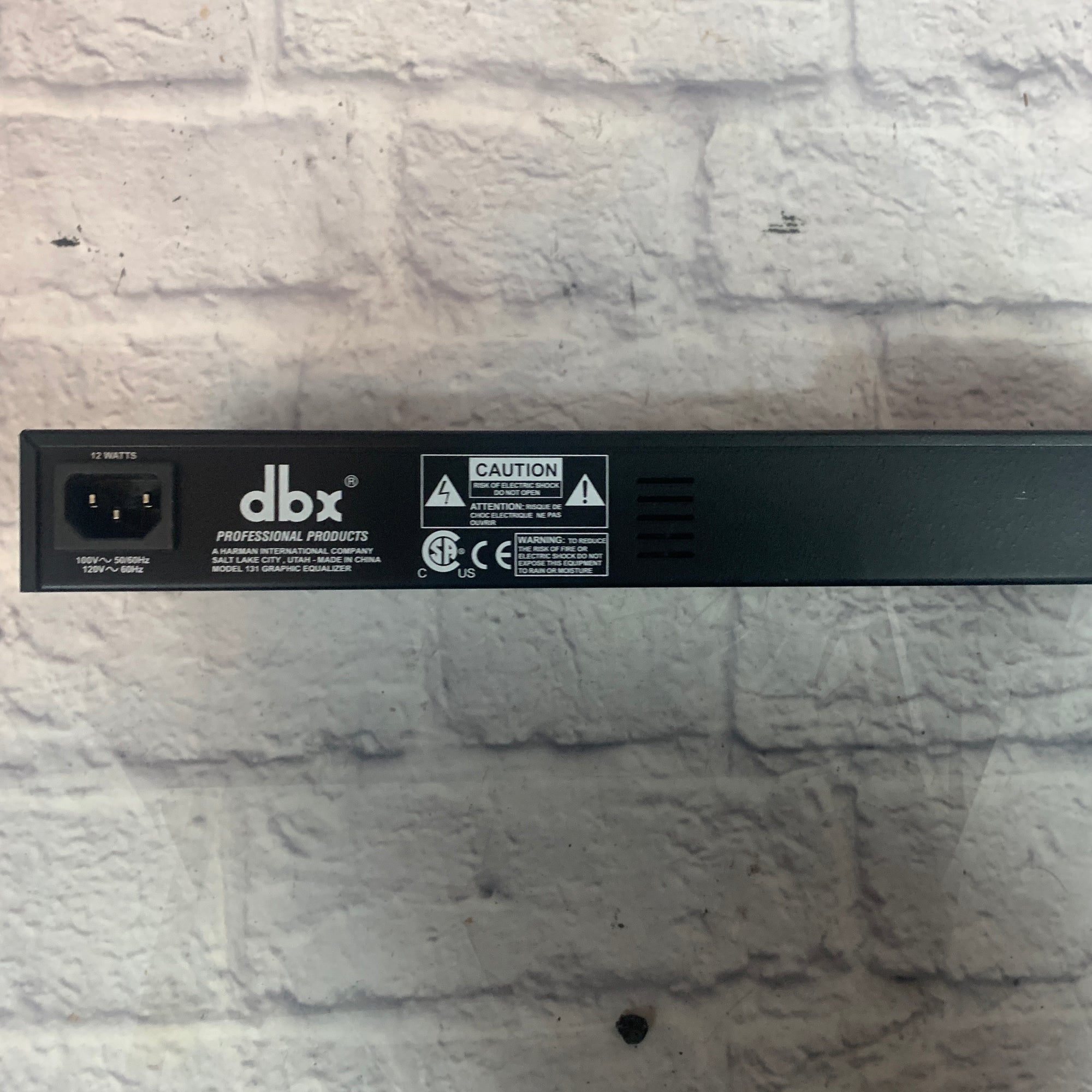 dbx 131 Graphic Equalizer - Evolution Music