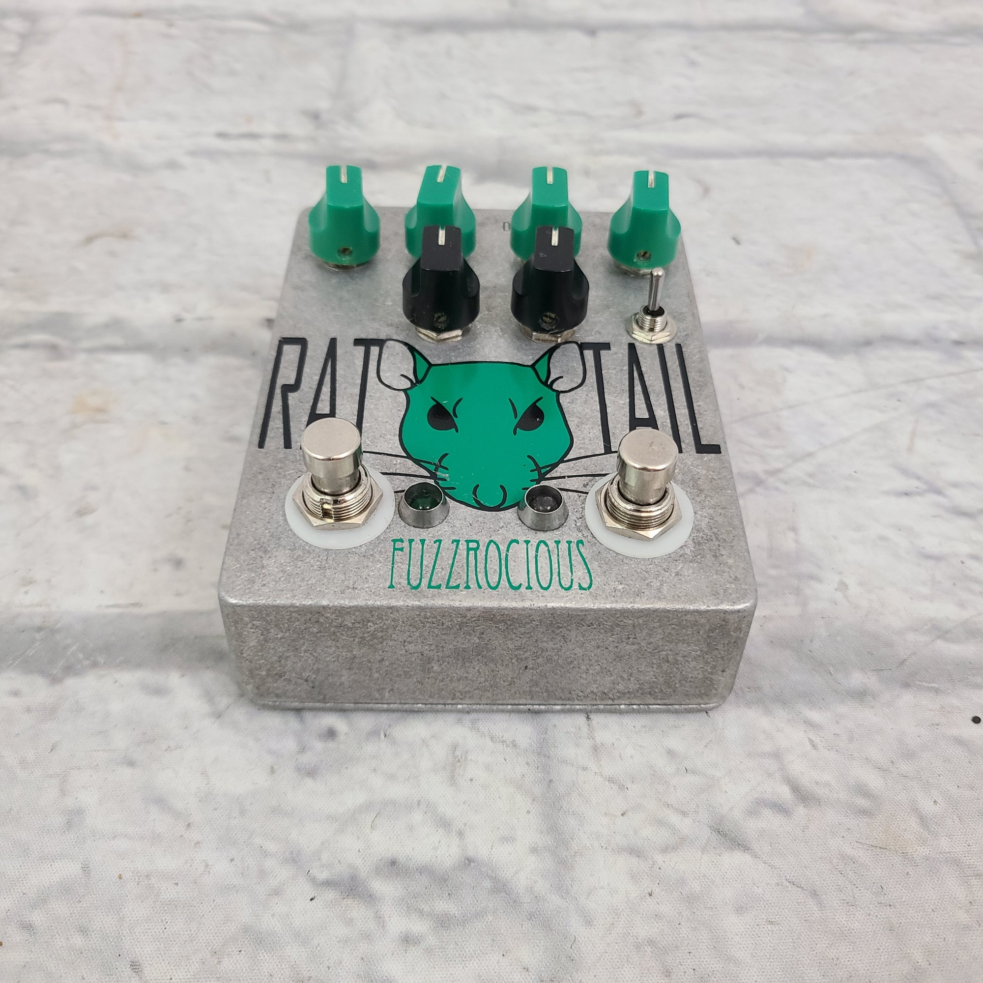 Fuzzrocious Rat Tail/ Cat Tail Mod Distortion Pedal