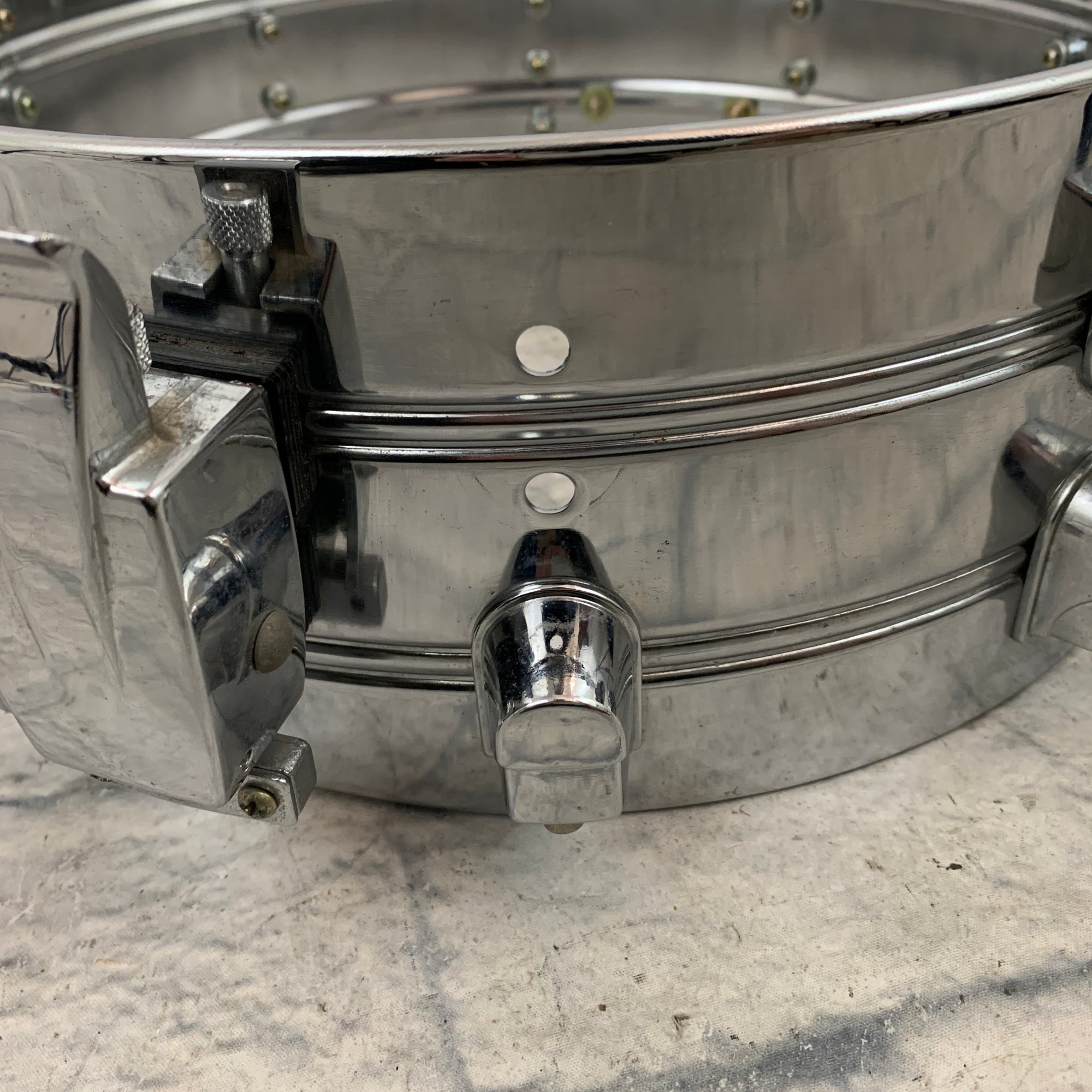 Unknown 10 Lug Steel Snare Shell