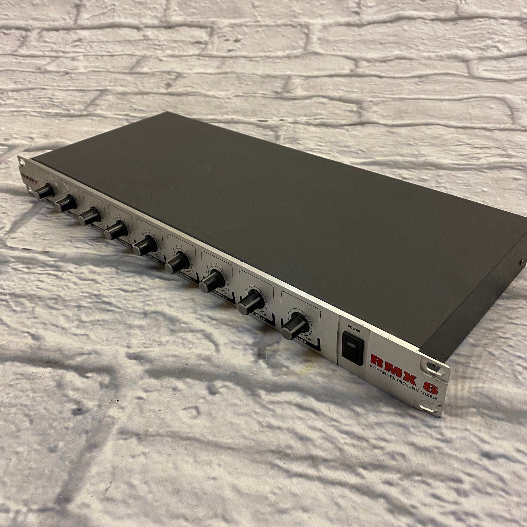 Nady RMX 6 Channel Mic/Line Mixer Rack Unit