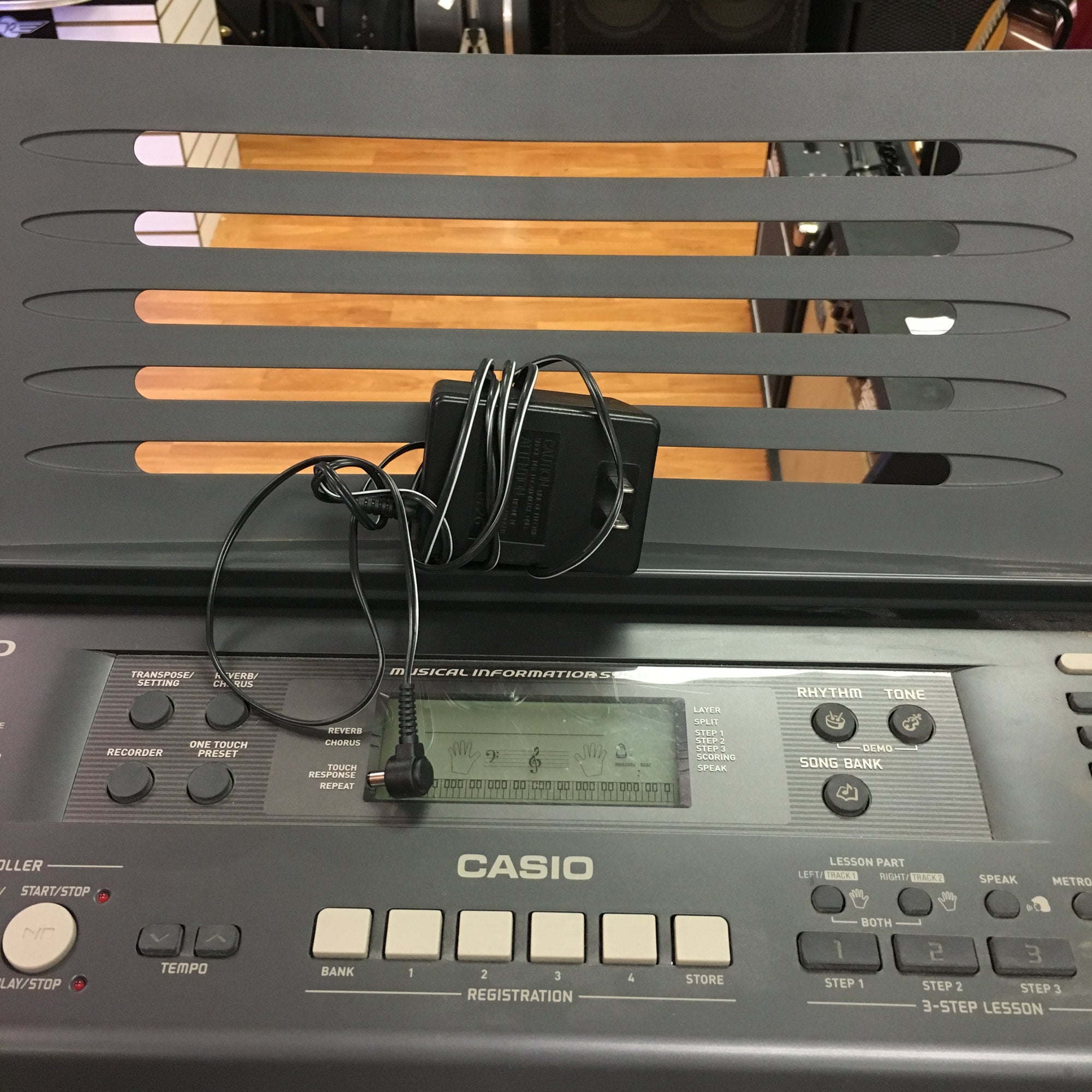 Casio WK110 with power supply