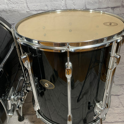 Tama Rockstar Custom 4 Piece Black Drum Kit