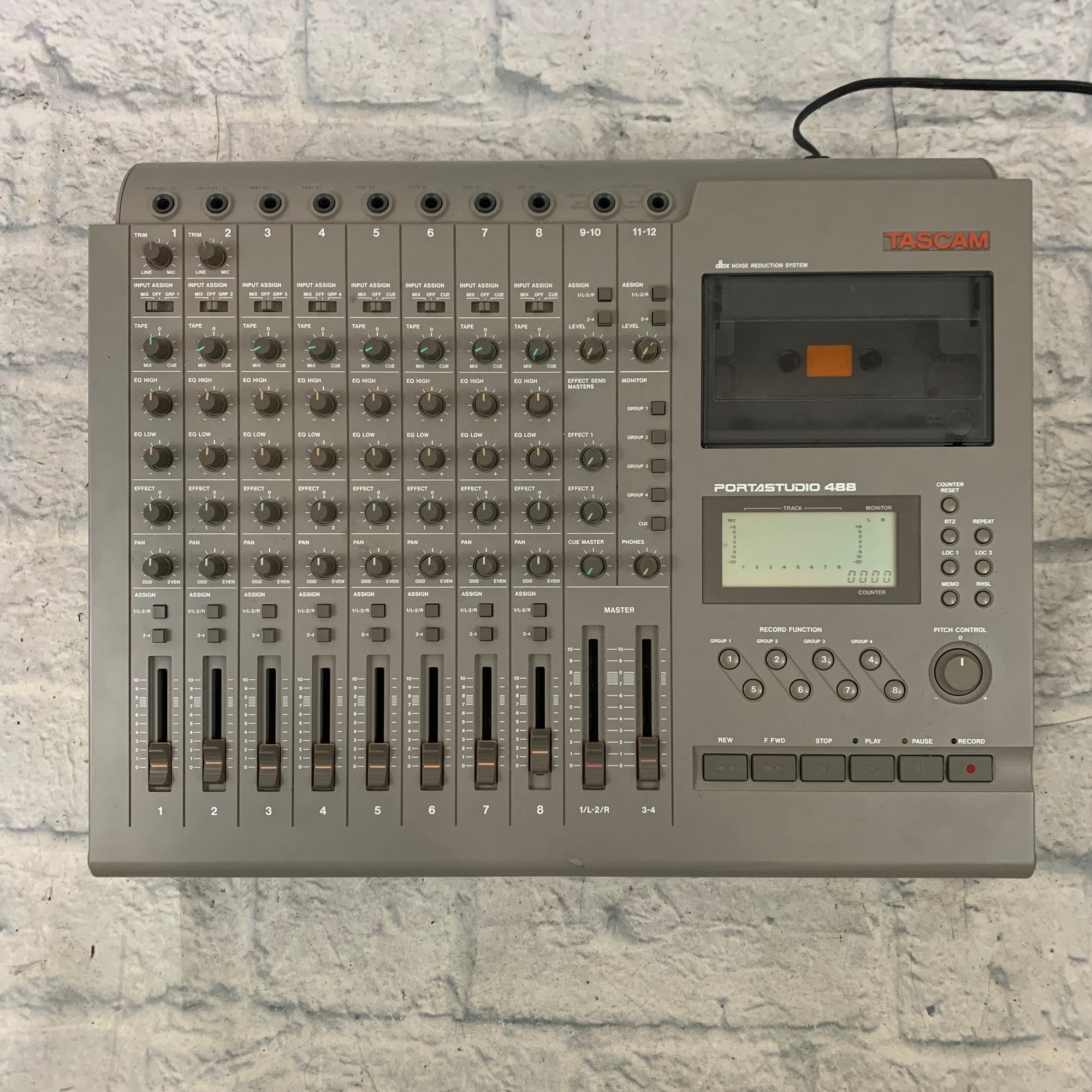 Tascam Portastudio 488 PARTS PROJECT AS IS