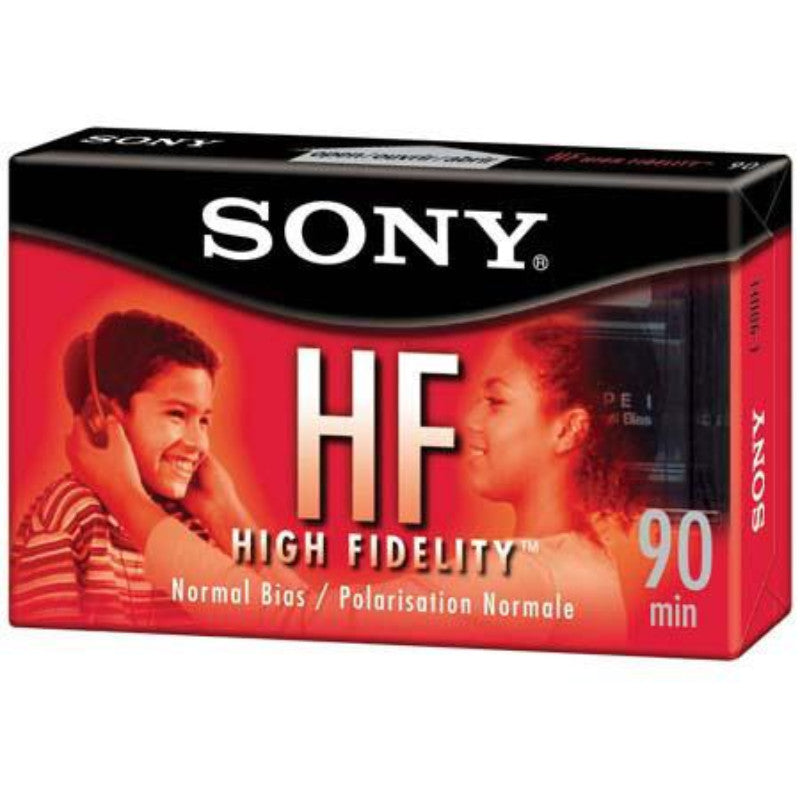 Sony HF C-90HFL 90 Minute Blank Cassette Tape High Fidelity Normal Bias Sealed