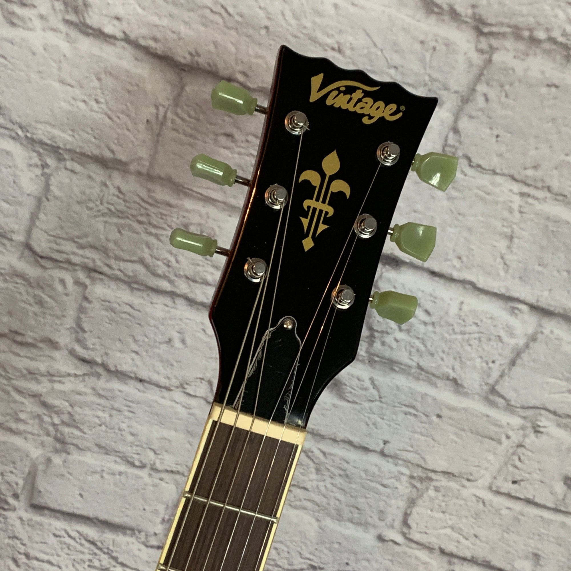 Vintage VSA500HB Semi-Hollow Honeyburst