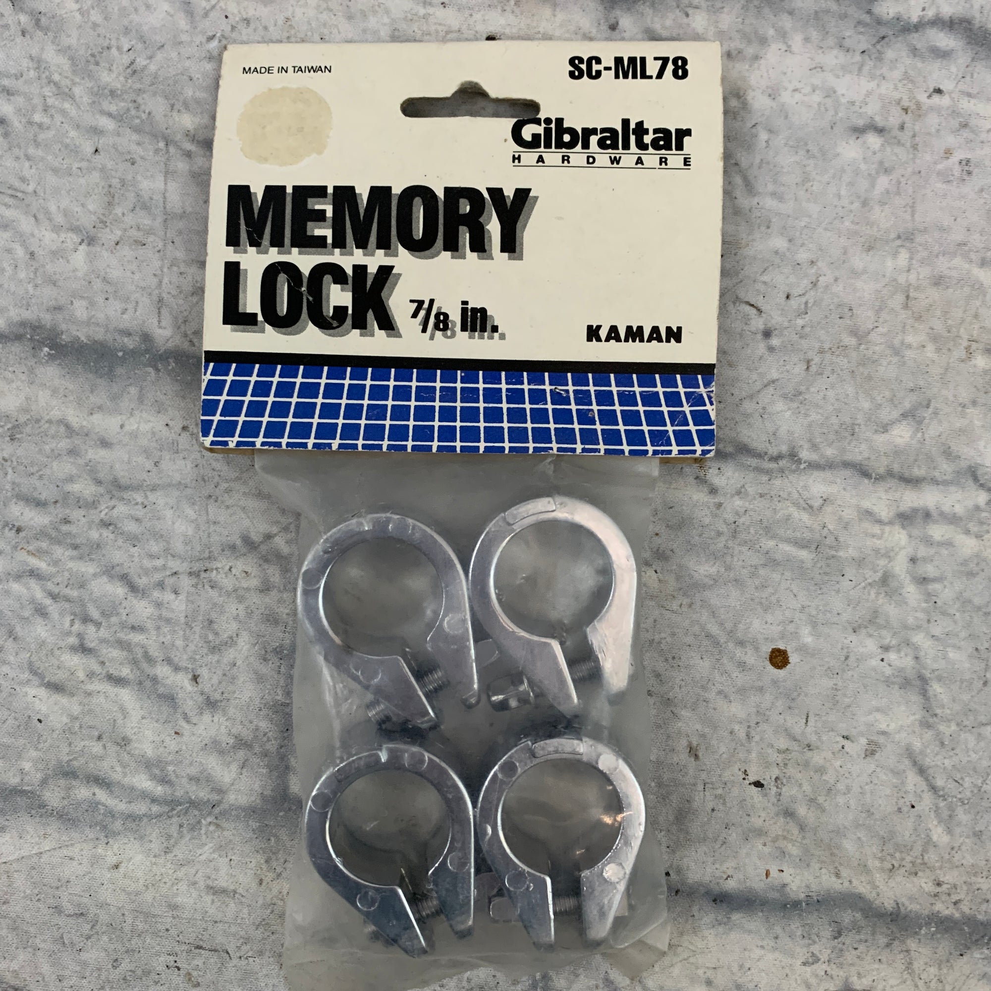 Gibraltar SC-ML78 7/8" Diameter Memory Locks - 4 Pack