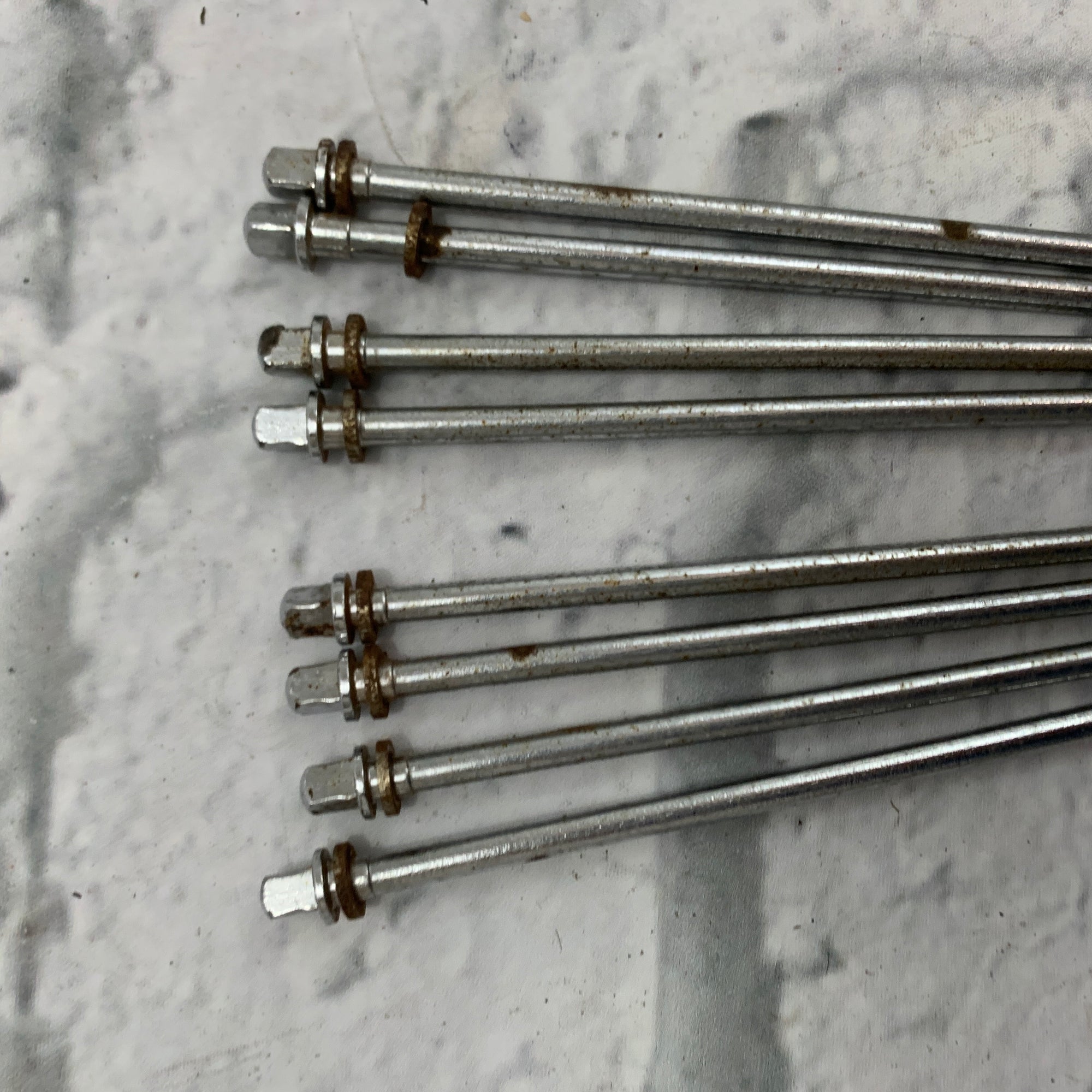 Unknown Brand 6" Tension Rods (Ludwig Club Date / Slingerland Style) Set of Eight