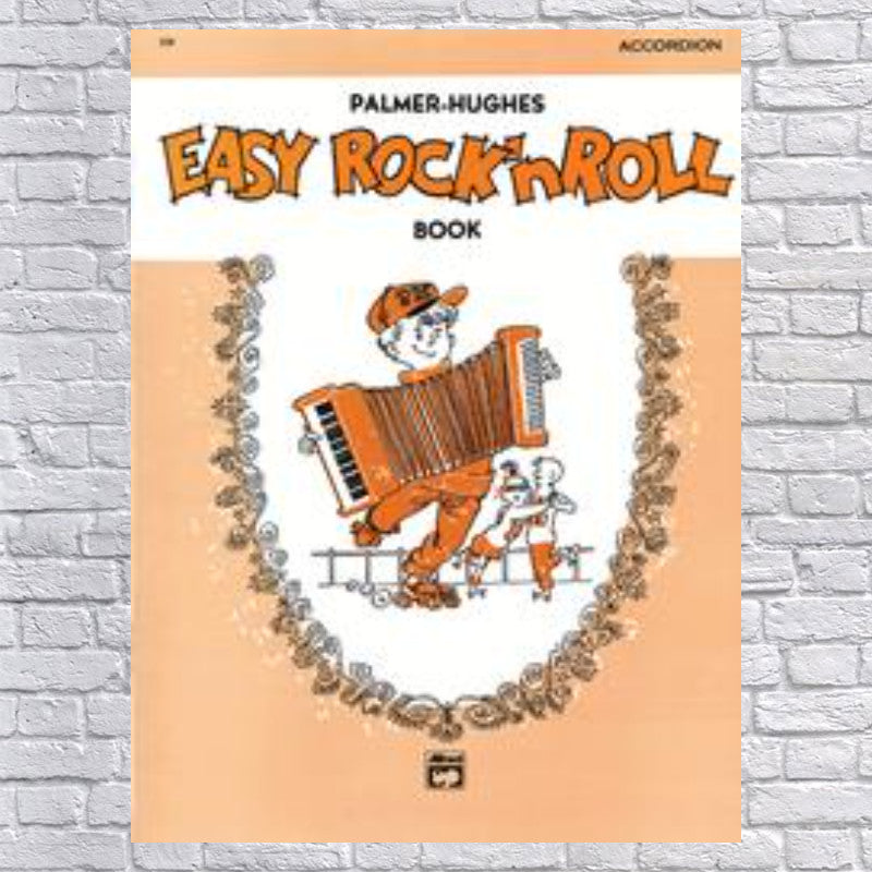 00-225 Palmer-Hughes Accordion Course- Easy Rock n Roll Book - Music Book
