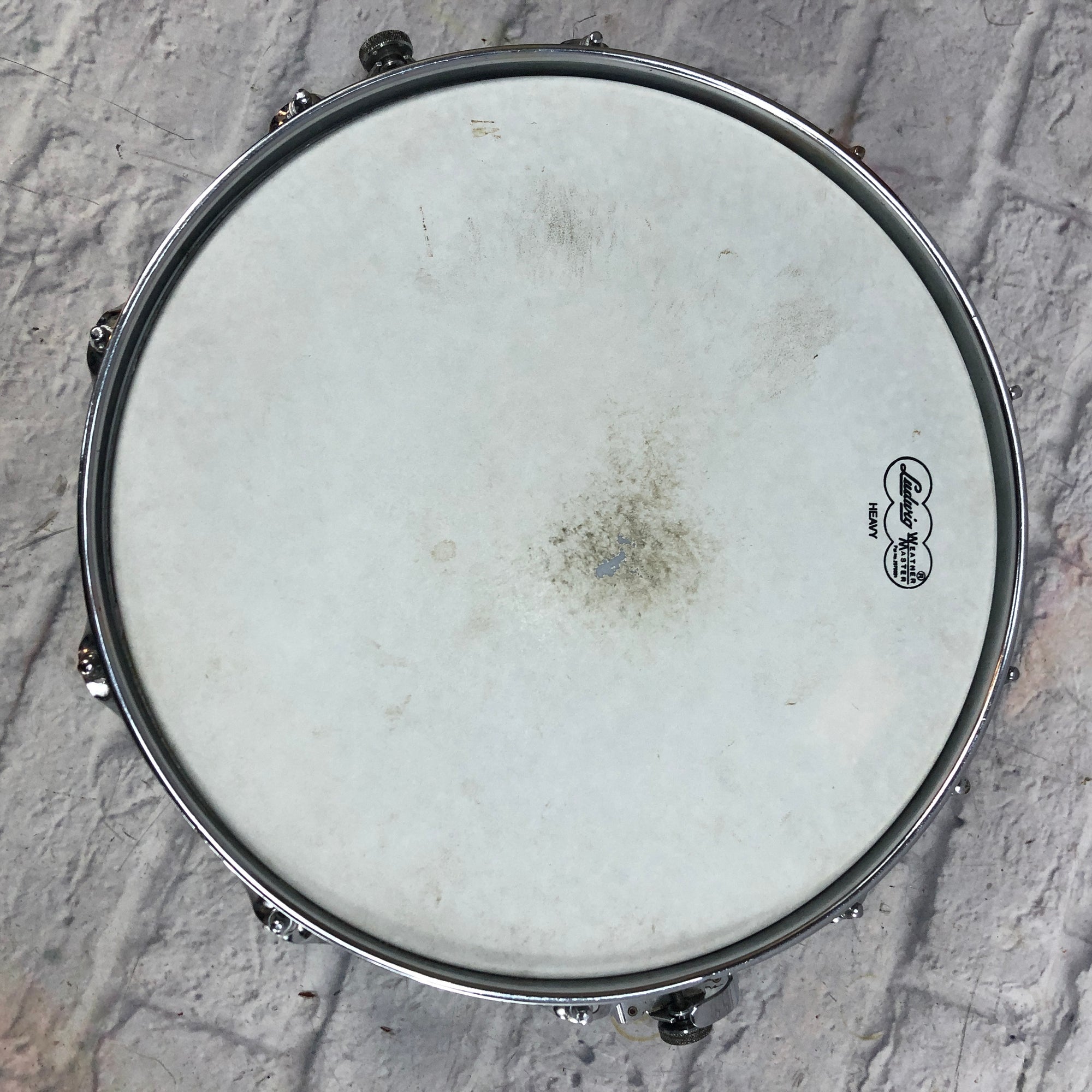 Vintage 1960s Ludwig 14 x 5 Super Sensitive Snare Drum