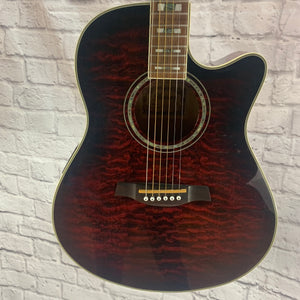 Ibanez AEF37 Acoustic Guitar with Bag As Is