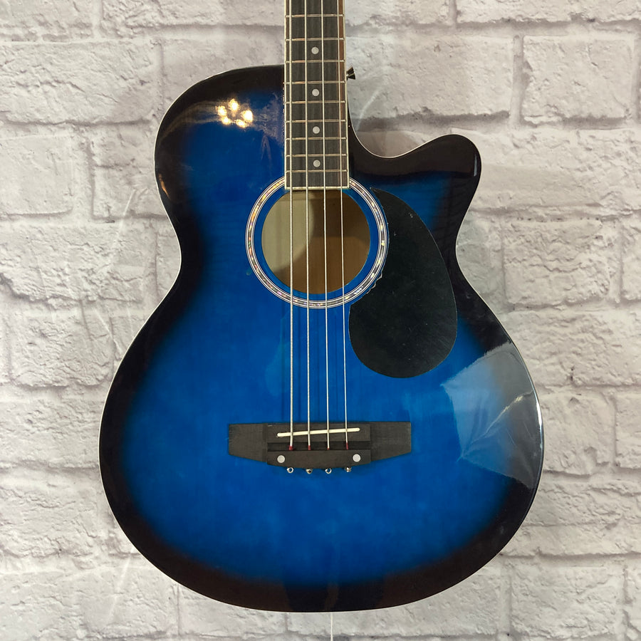 Best Choice 4 String Acoustic Electric Blue Bass