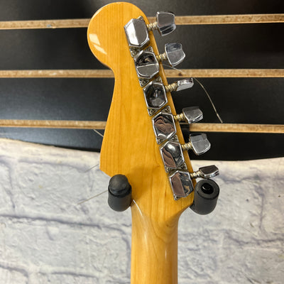 Unknown Tele Partscaster Blue Green Black Stripes