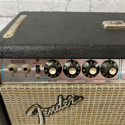 Vintage 1973 Fender Twin Reverb Silverface Guitar Combo Amp