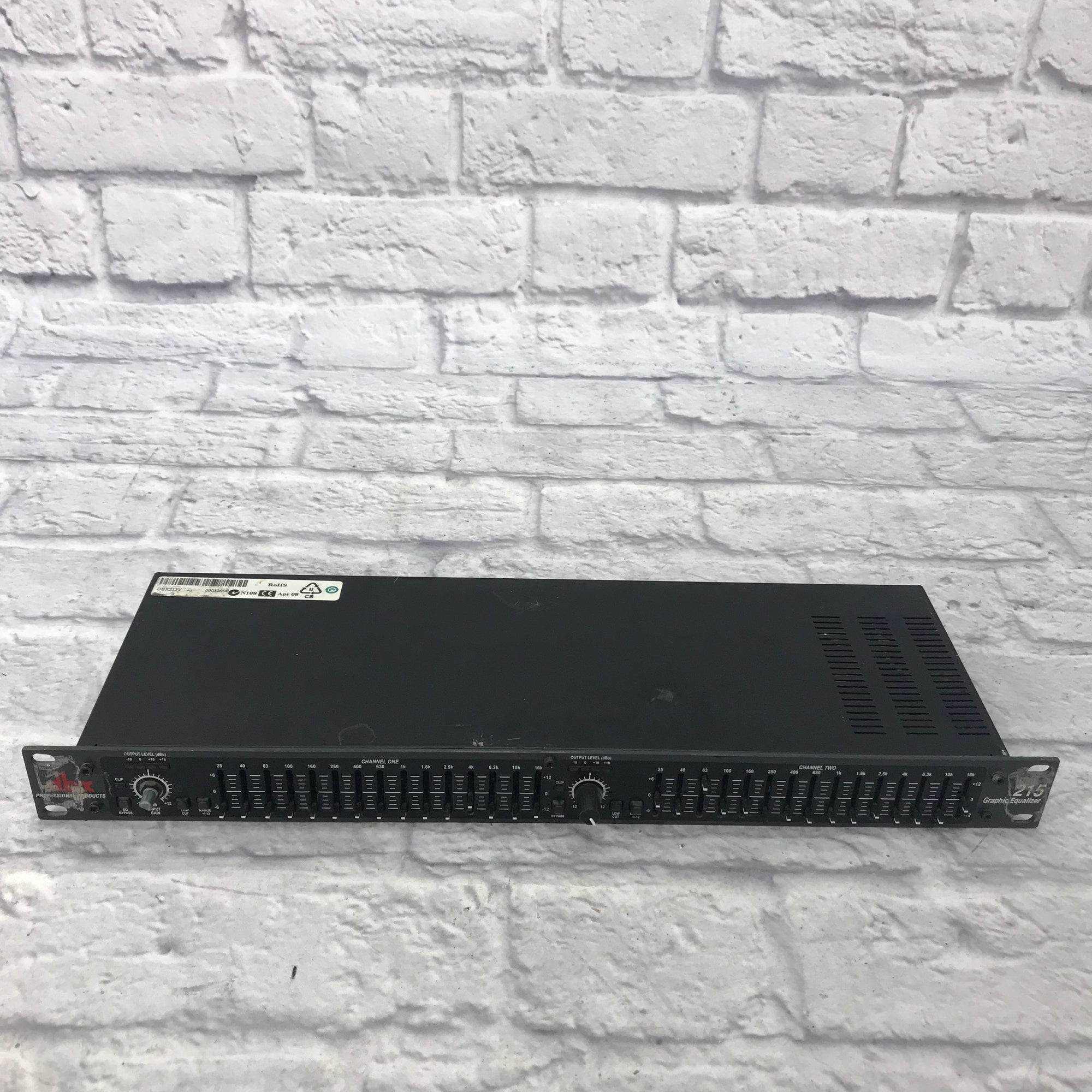 DBX 215 Dual 15-Band Graphic Equalizer