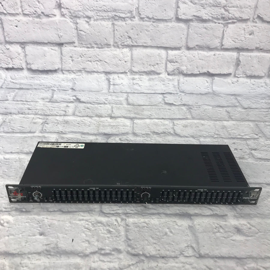 DBX 215 Dual 15-Band Graphic Equalizer