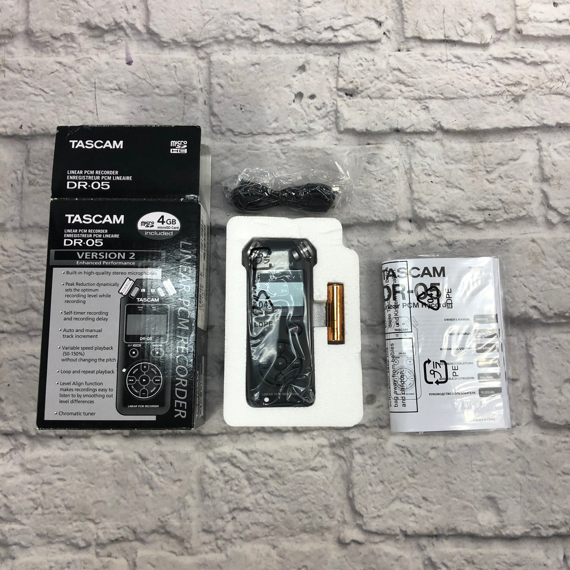 Tascam DR-05 Portable Audio Recorder