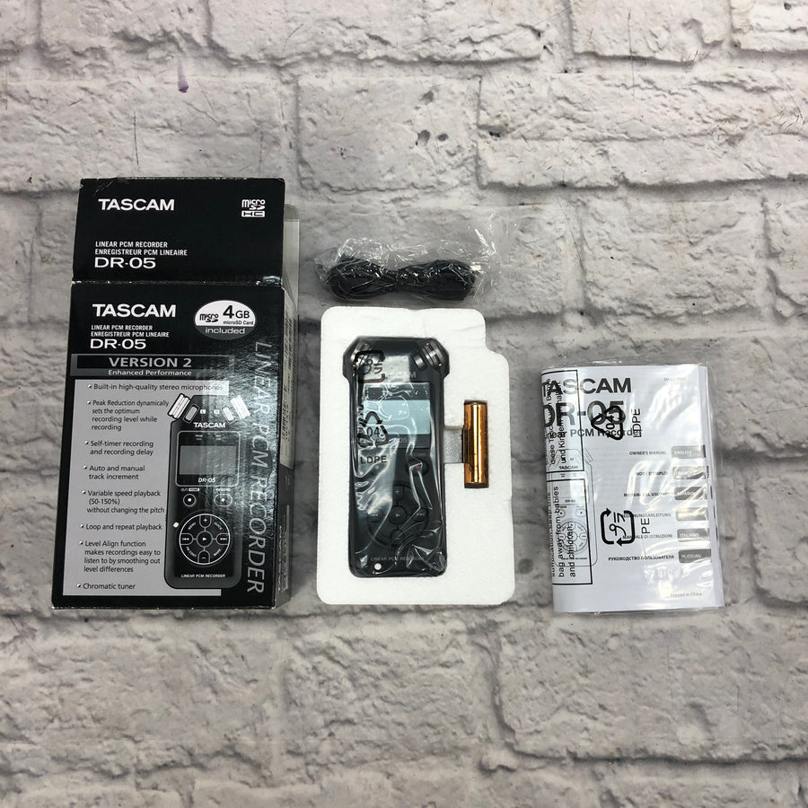 Tascam DR-05 Portable Audio Recorder