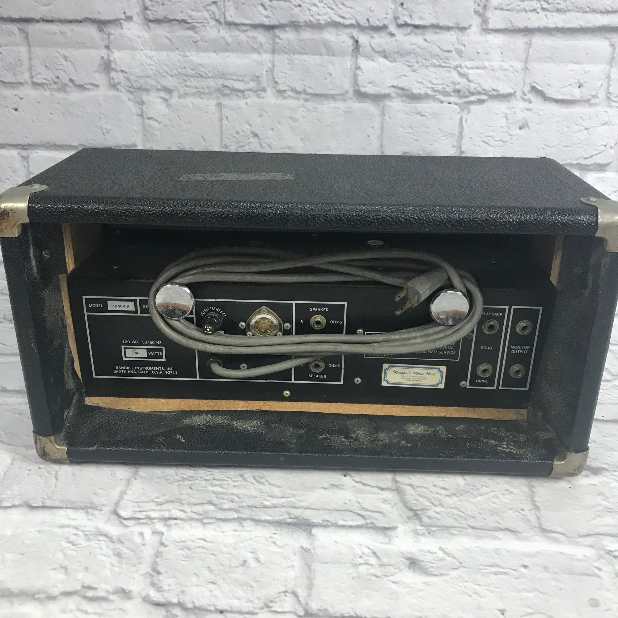 Randall RPA-4-A Powered Mixer