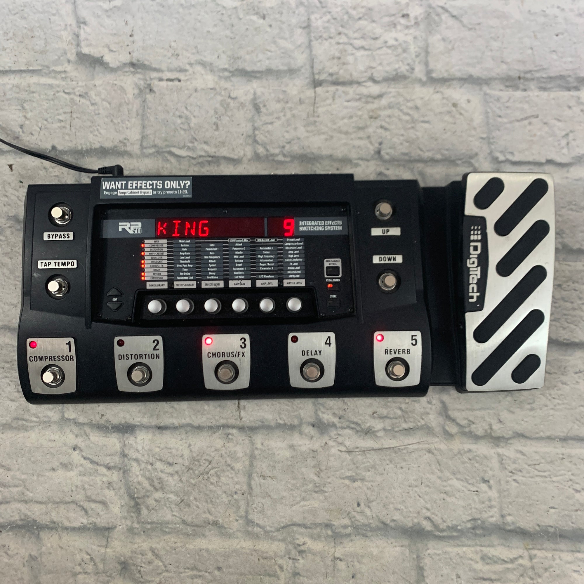 Digitech RP-500 Multi-Effects Integrated Switching System