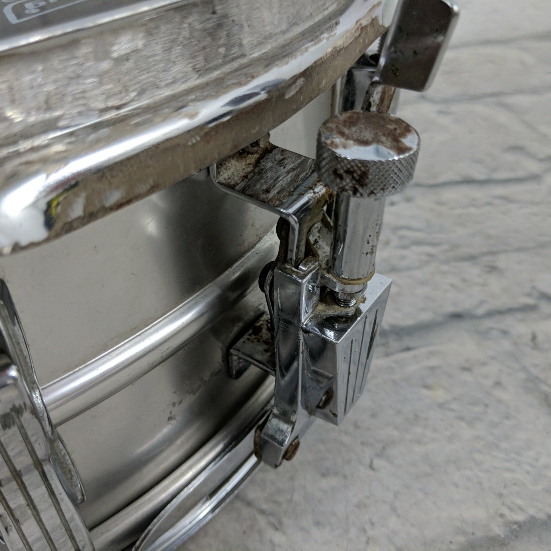 1970's Ludwig Acrolite 5x14 Aluminum Snare
