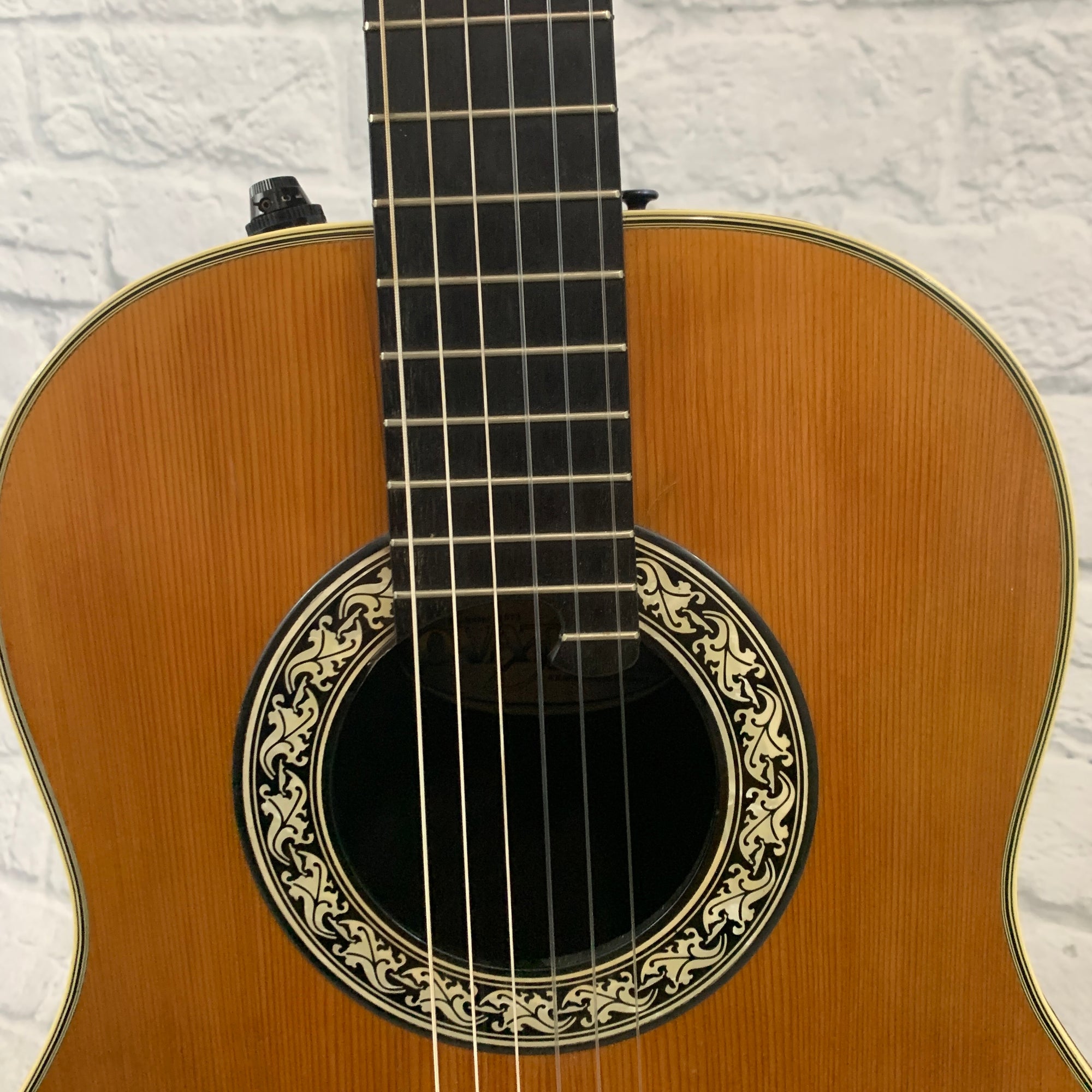 1979 Ovation 1613 Acoustic-Electric Classical Guitar w/ Hardshell Case