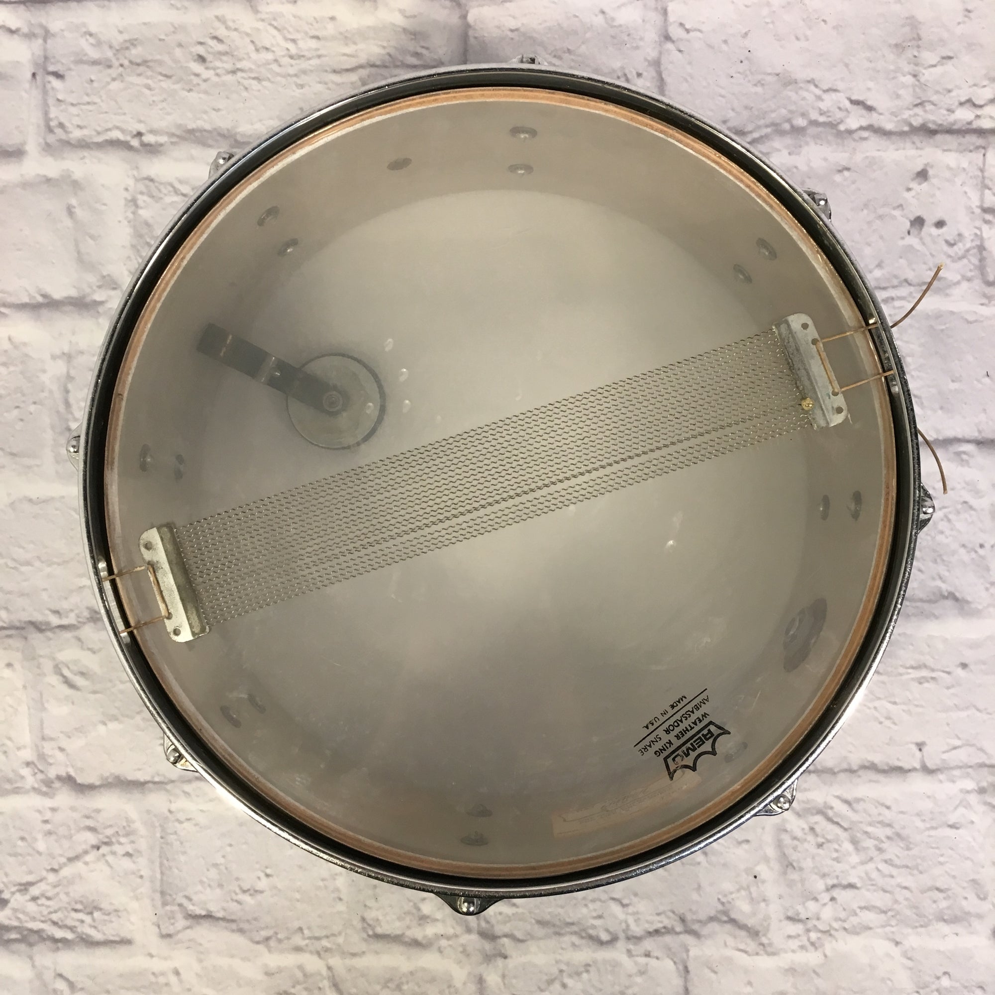 1960s Gretsch 4103 14x5 4 Ply Jasper Shell White Marine Pearl Snare Drum