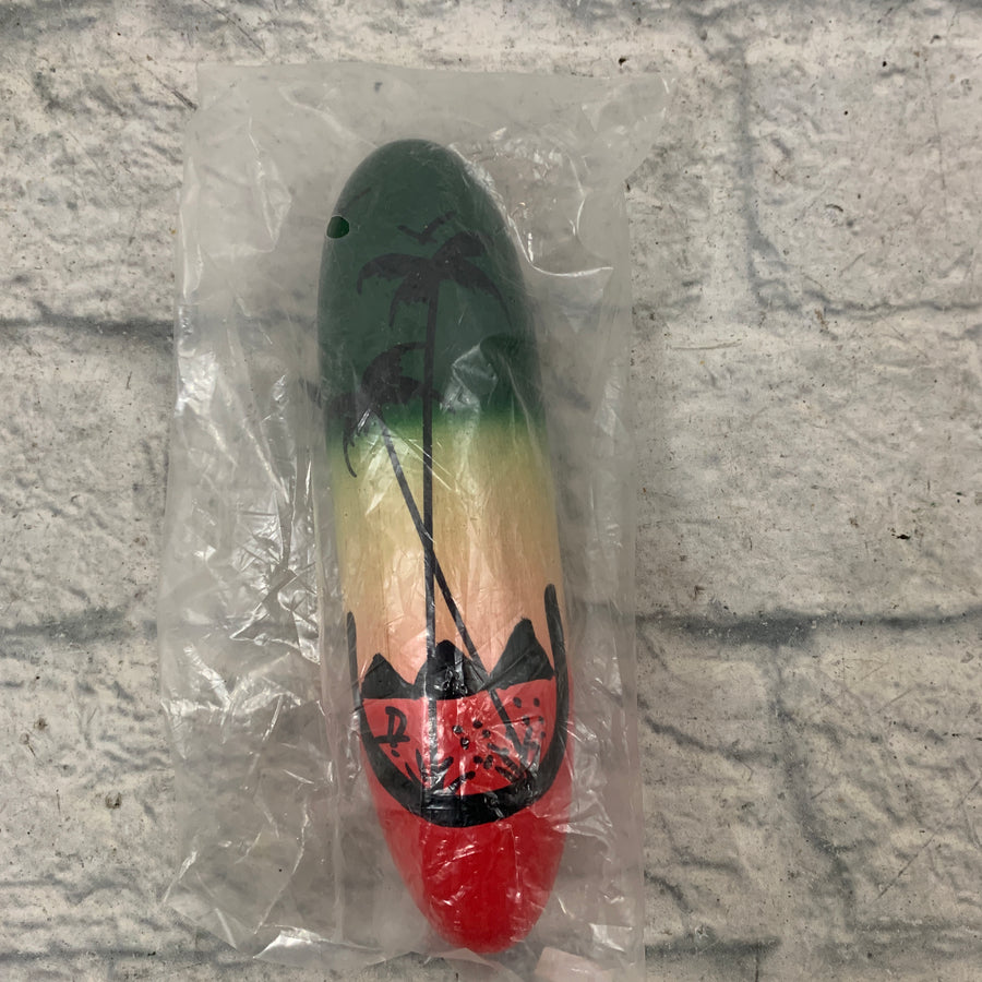 9" Red/White/Green Shaker Palm Trees