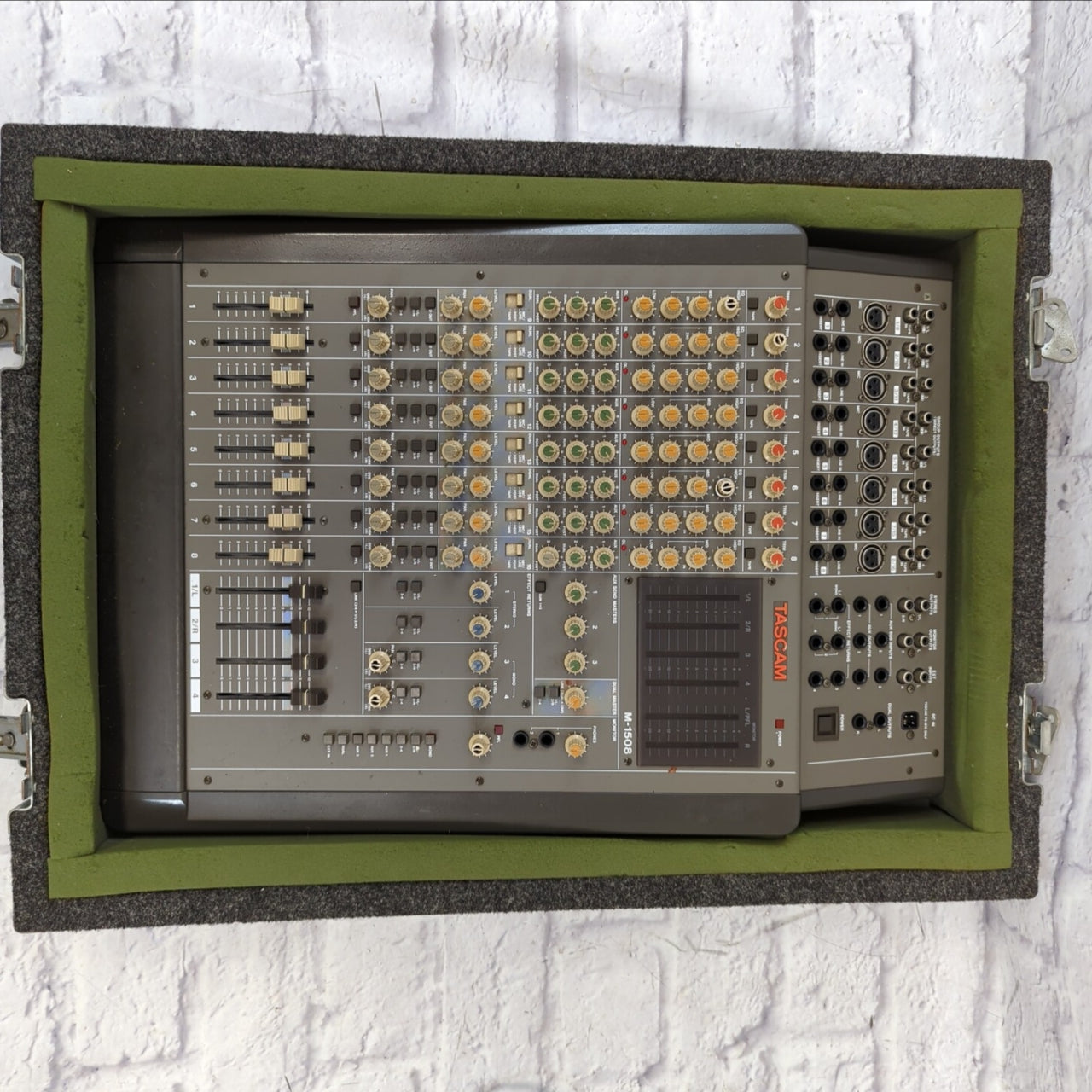 Tascam M1508 8 Channel Mixer with Grundorf Case