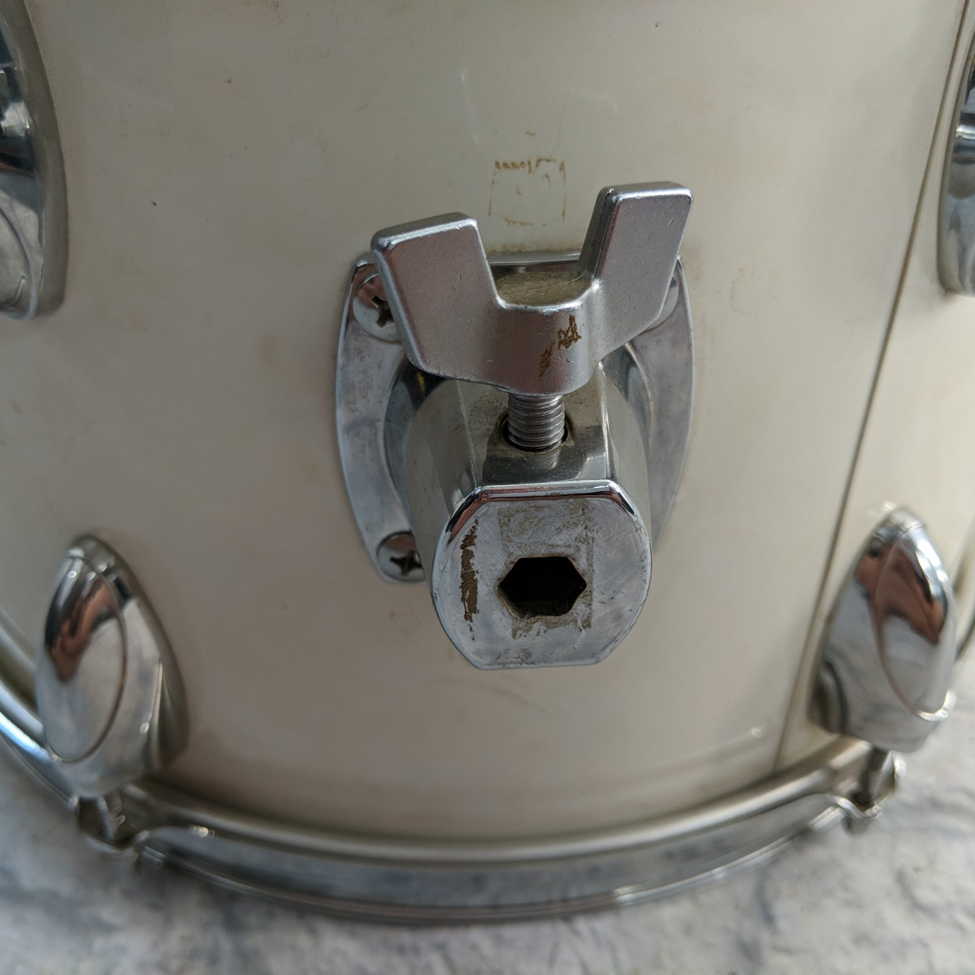 Yamaha 1970s Pre-Recording Custom TT-913DA 13x9 White 9000 Series Tom Drum Made in Japan