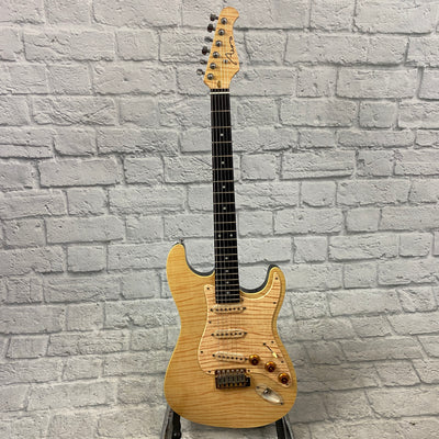 Aio (All In One) S3 Quilted Maple Strat Electric Guitar