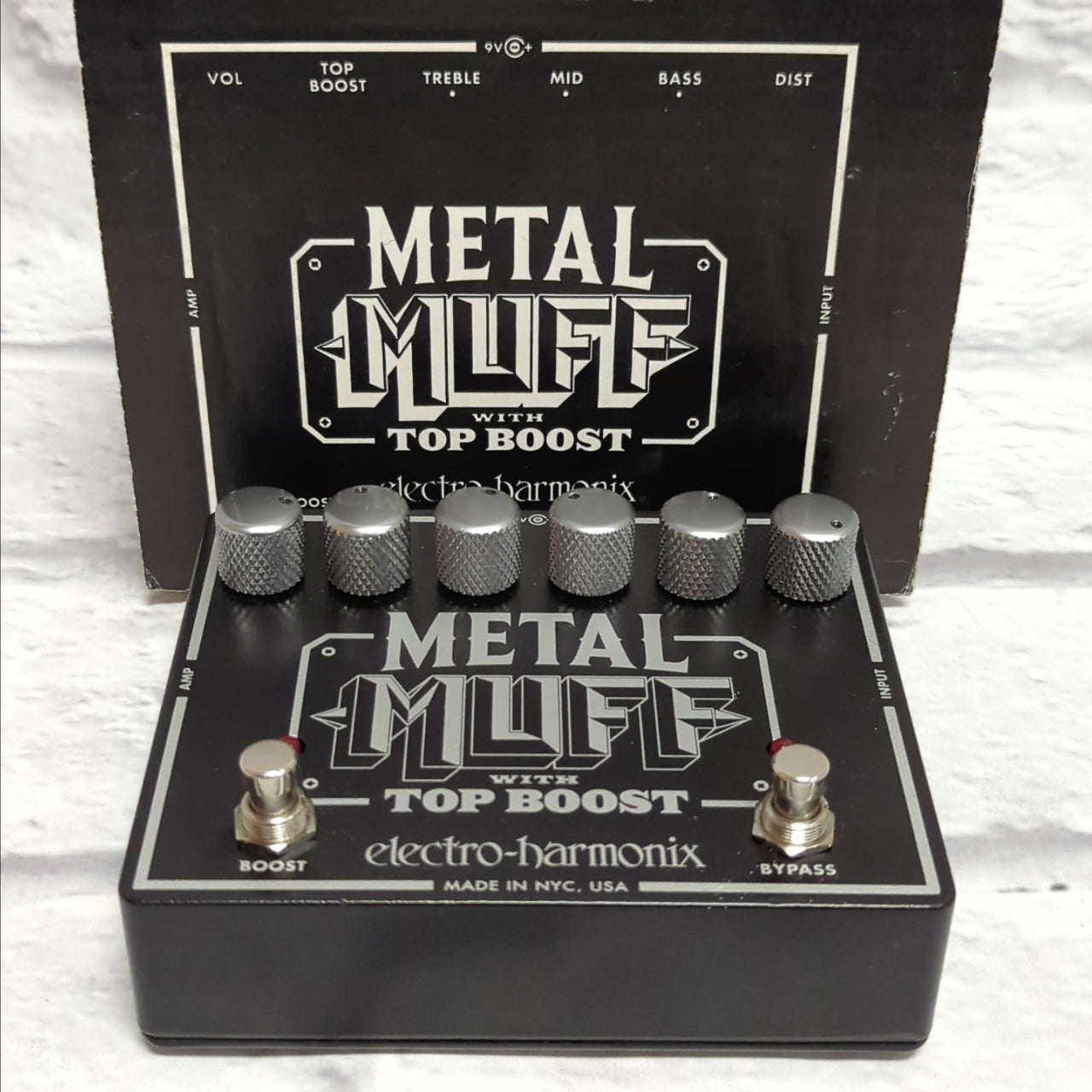 Electro-Harmonix Metal Muff with Top Boost Pedal - Evolution Music