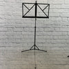 Warwick RockStand Black Foldable Music Stand (Nomad Bag)