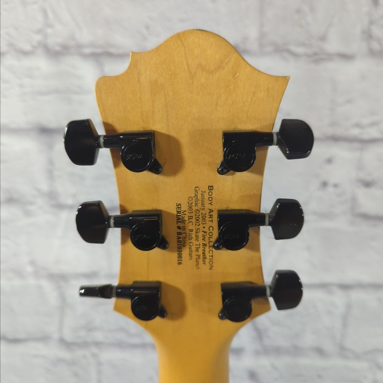 B.C. Rich Body Art モッキンバード B.C. Rich Body Art Fire Breather Mockingbird Electric Guitar